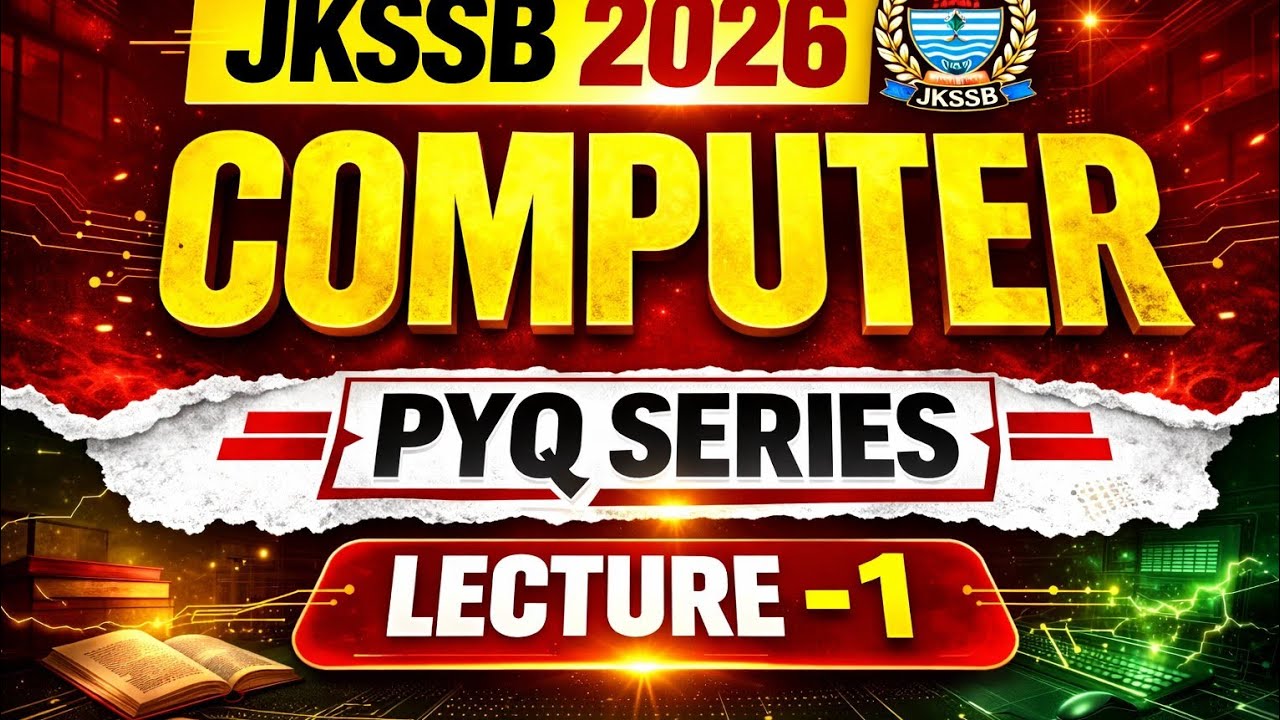 JKSSB PYQ Series | JKSSB Panchayat Secretary 2023 | SSC & JKSSB Exams | COMPUTER |Lecture 1| FAA |NT