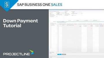SAP Business One Down Payment Tutorial