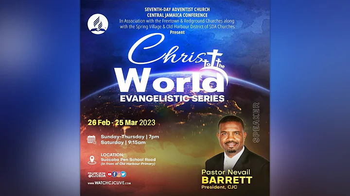 Sab., Mar. 11, 2023 | CJC Online Church | Christ to the World | Afternoon Service | 3:30 PM