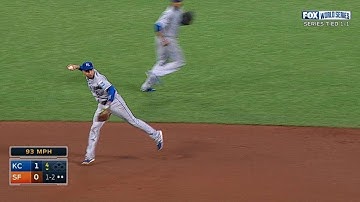 WS2014 Gm3: Infante shows off his range, gets out