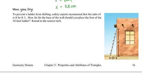 Geometry 5.7 Pythagorean Thm