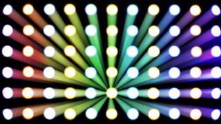 Wall of Lights #3 - Flashing Colors - Free Stock Footage / Light Overlay