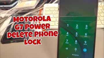 Forgot Screen Lock? Motorola Moto G7 Power, Delete Pin, Pattern, Password Lock.