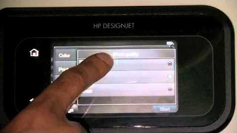 HP Designjet T790 and T1300 - Printing from USB and Print Direct