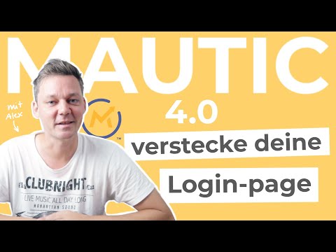 Mautic 4 Login Page verstecken - Redirect statt Login Seite