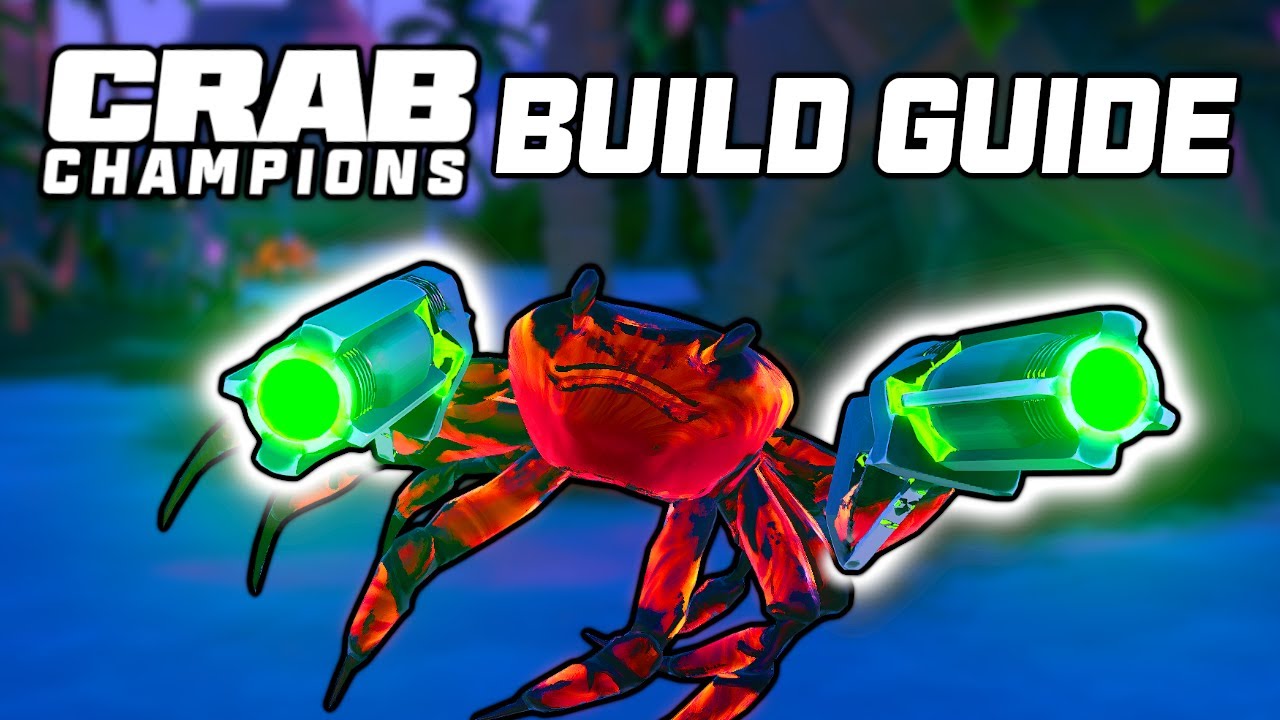 IT'S BASICALLY HITSCAN!!! Crab Champions Laser Cannons Build Guide