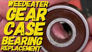 WEED EATER GEAR CASE REPAIR / INSPECTION AND BEARING REPLACEMENT