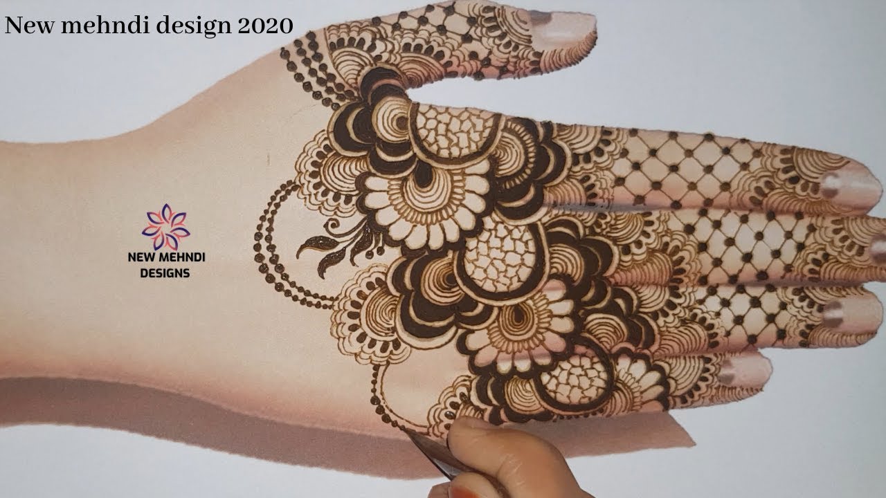 Jewellery mehndi design 2020||latest new jewellery mehndi design ...