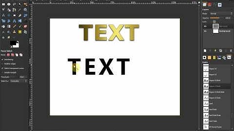 Text tool PART 3 - GIMP Beginners