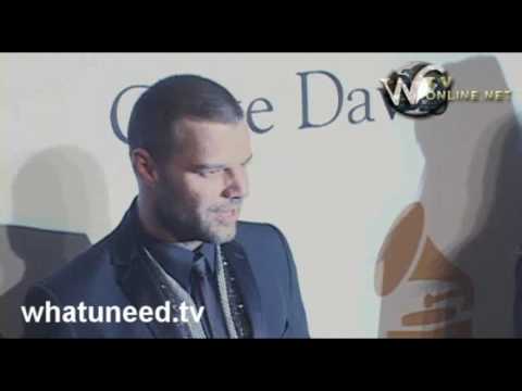 Ricky Martin Arrives at Clive Davis 2010 Pre-Grammy Gala