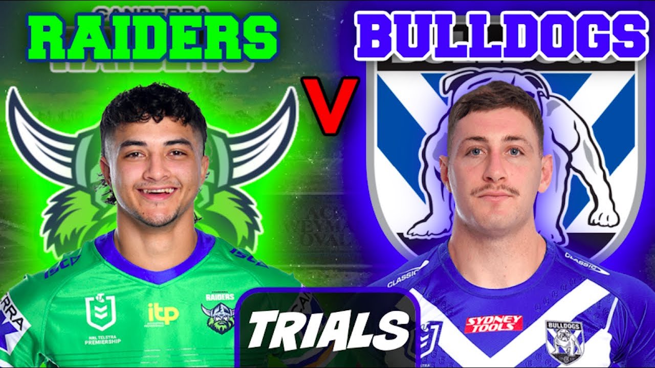 Canberra Raiders vs Canterbury Bulldogs NRL TRIALS Live Stream Commentary