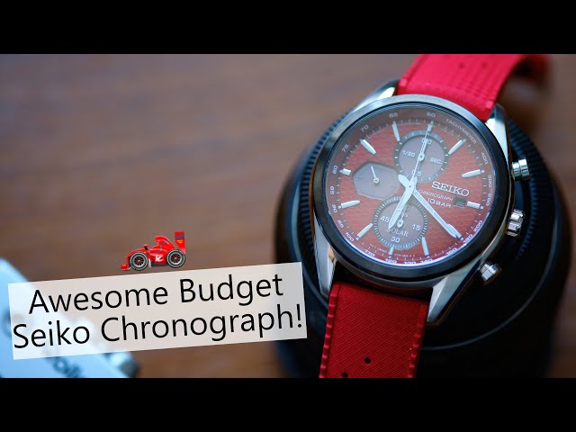 Seiko SSC71P1 Discover More Chronograph Review - YouTube