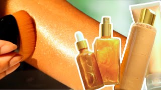 How To Make SHIMMER BODY LOTION & OIL screenshot 2