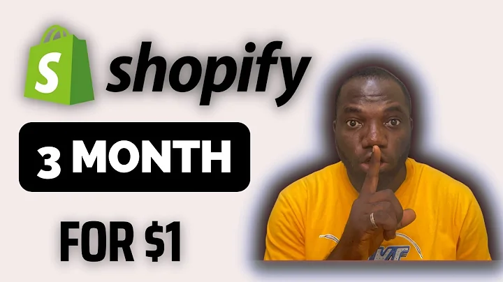 Get a 3 Month Shopify Free Trial for Just $1!