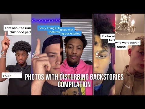 Photos With Disturbing Backstories ( Tiktok Compilation)  SCARY!!