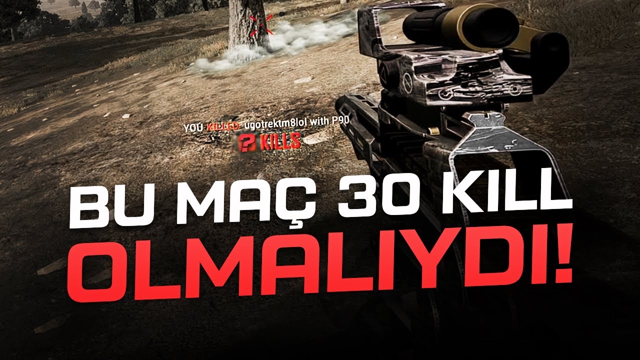 BU MAÇ 30 KİLL OLMALIYDI! [PUBG]