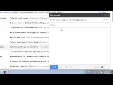 How to Send an Email to Undisclosed Recipients from Gmail