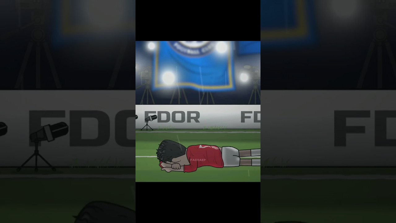 Ronaldo's Final UCL with Manchester🔥