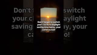 Don't forget that it's Daylight saving time!