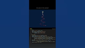 Christmas Tree Animation #programming #coding #christmastree #htmlcssjavascript #code #foryou