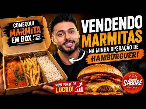 I opened a LUNCH BOX service inside my burger joint / I showed everything / It’s been a week