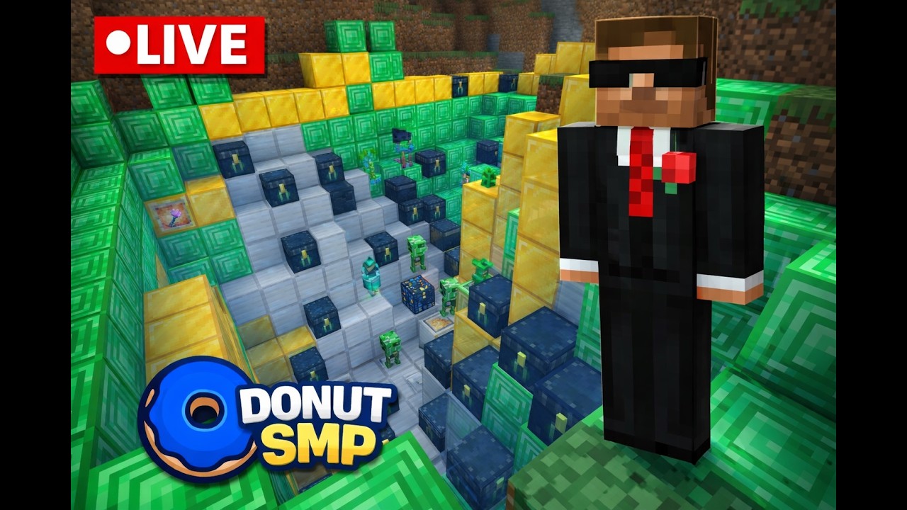 DONUTSMP 200M LOOTDROP RN- STARTING AT 10 VIEWERS IGN VIGUGEGEGE