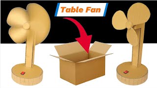 Summer Craft : Table Fan Out Of Cardboard at Home- DIY CRAFT