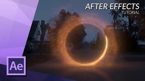 How To Create a Realistic Doctor Strange Portal Animation in After Effects Tutorial with Particular