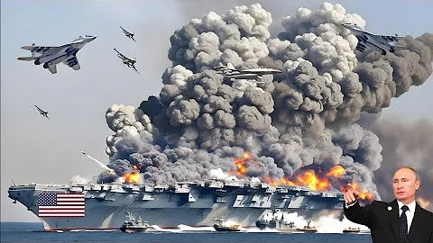 2 minutes ago: Russian SU-57 pilot destroys US aircraft carrier carrying 500 tanks