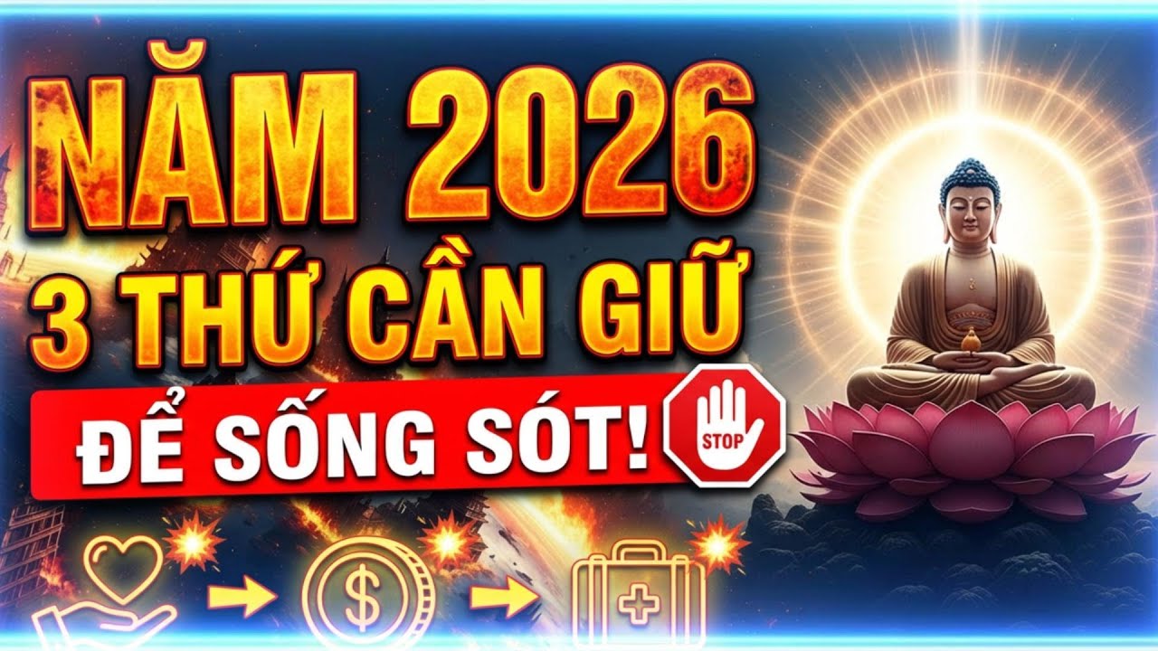 🔥 NĂM 2026 SONG HỎA: 3 THỨ KHÔNG GIỮ, SẼ BỊ CUỐN KHỎI CUỘC ĐỜI | AI CÒN SỐNG SÓT? 😨