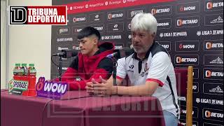 DECLARACIONES DE MARCO VALENCIA Y KENJI CABRERA, TÉCNICO Y JUGADOR DE MELGAR