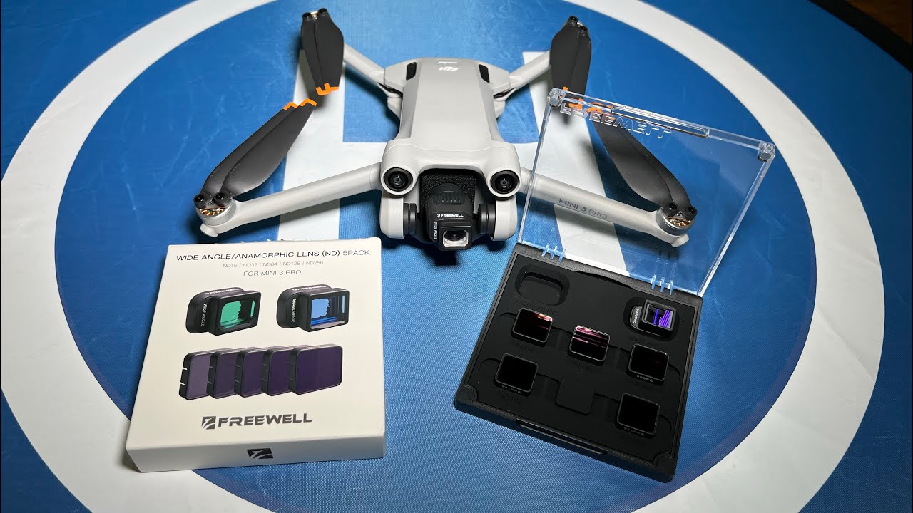 Accessori per droni For DJI Mini 3 Pro Filtro for obiettivo grandangolare Accessori originali Ottieni di più dalla scena Espandendo il campo visivo da 81,5° a 114° sostituibile