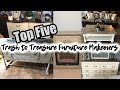 Five Thrifted and Trash To Treasure Furniture Makeovers