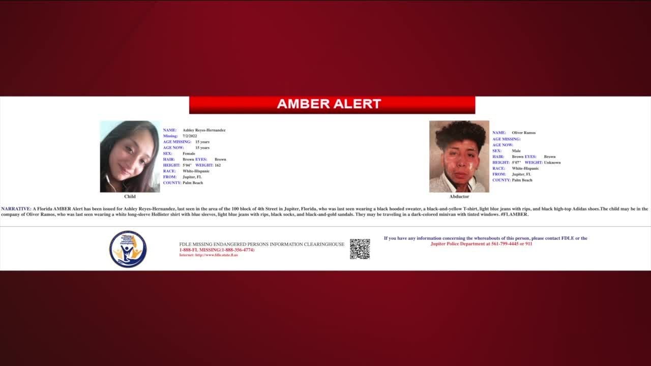 Amber Alert for Jupiter teen YouTube