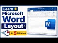 Learn Microsoft Word Layout in 5 Minutes