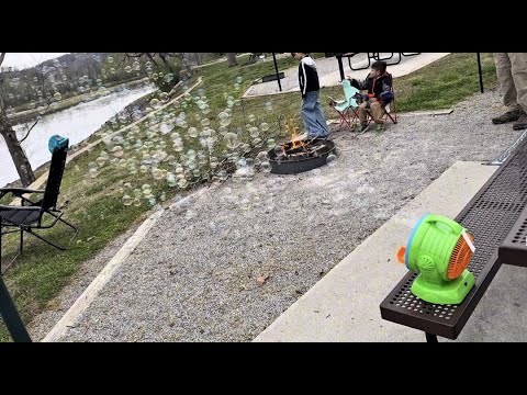 Gazillion Bubbles, Hurricane Bubble Making Machine - Portable Bubble Maker - Instant Bubble Creation