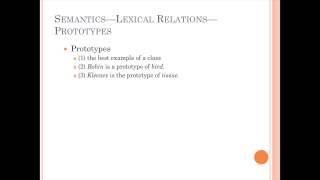 ASection 7 4 Lexical Relations
