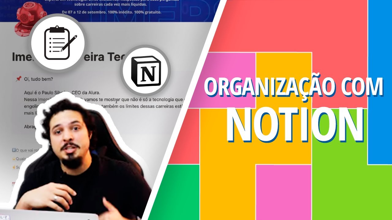 Organizando estudo e portfolio na Alura com Notion