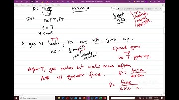 Kinetic Theory and Molecular Speeds - Watch before class Monday Feb 1
