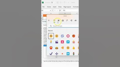 Custom Number formatting to highlight Sales in Red and Green with Emojis #Shorts