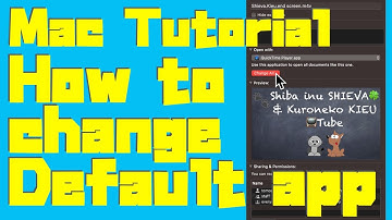 🧰Mac Tutorial:How to Change default apps associated with certain file types (Mojave,Catalina)