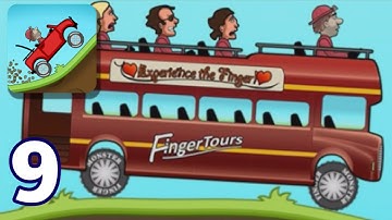 Hill Climb Racing - Gameplay Walkthrough Part 9 - Tourist Bus (iOS, Android)