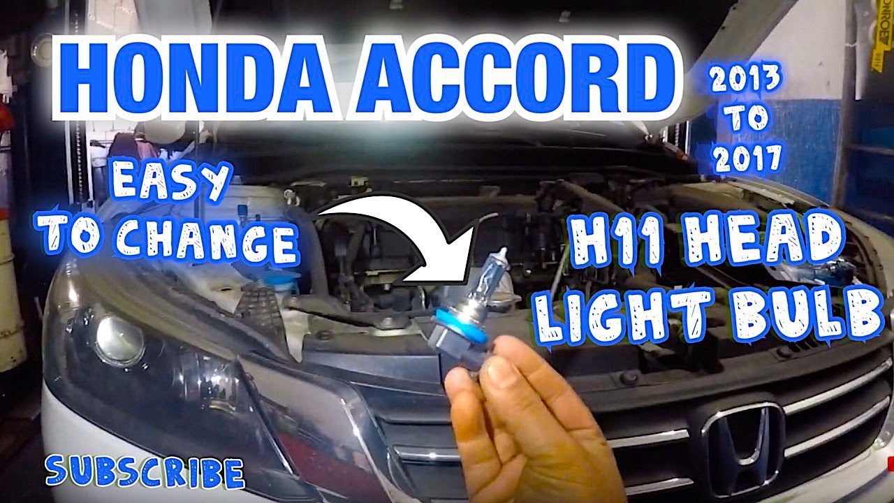 2005 Honda Accord Low Beam Bulb Size