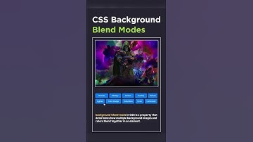 css background blend-mode #css  #css3  #webdevelopment #webdesign #coding #shorts #codingtutorial