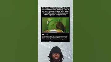 On the set of The Hobbit (2012), Sir lan McKellen broke down, admitting, "This is not why I became