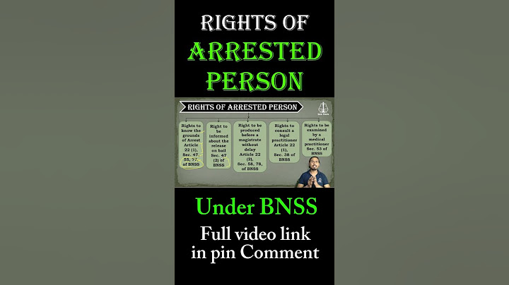 Rights of Arrested Person | @LawGuruOfficial | BNSS | #shorts | Law Guru