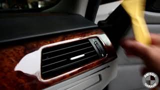BMW E90 Interior trim removal and vinyl wrap part 1