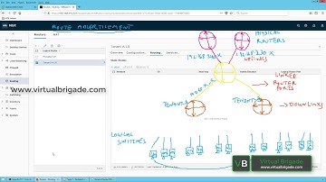 NSX T 2.1 Part 29: Configure Route advertisement on Tier-1 Router