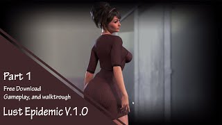 Lust Epidemic v1.0 - Free Download, Gamepay and Walktrough [part 1]