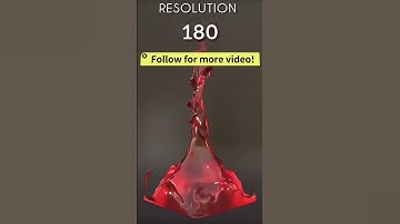 Satisfying Blender 3D Fluid Simulation | Relaxing ASMR #Blender3D #Simulation #3dart #Shorts